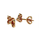 Polestar Round Stud Earrings - Yellow Gold - Ice Dazzle - VVX™ Diamond - Solitaire Earrings