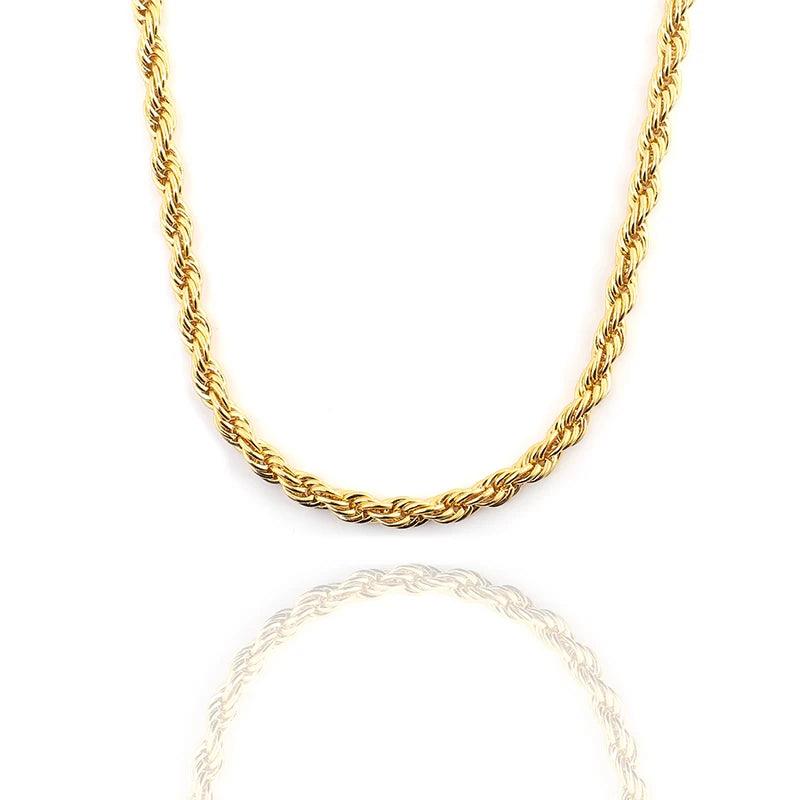 Precision Rope Chain - 18K Gold - Ice Dazzle