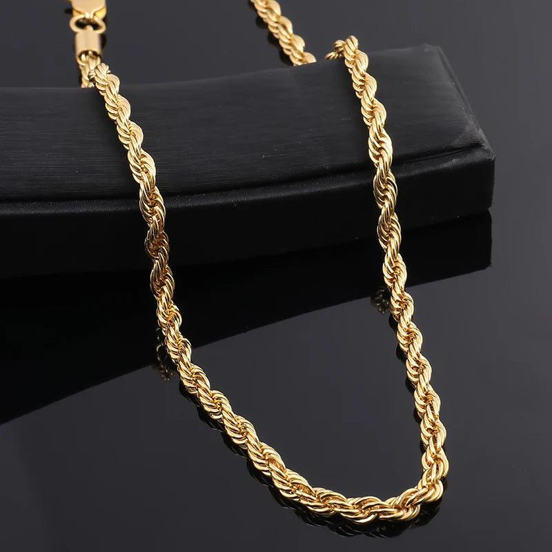 Precision Rope Chain - 18K Gold - Ice Dazzle