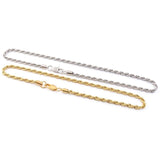 Precision Rope Chain - 18K Gold - Ice Dazzle