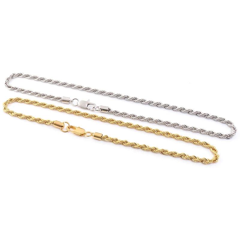 Precision Rope Chain - 18K Gold - Ice Dazzle