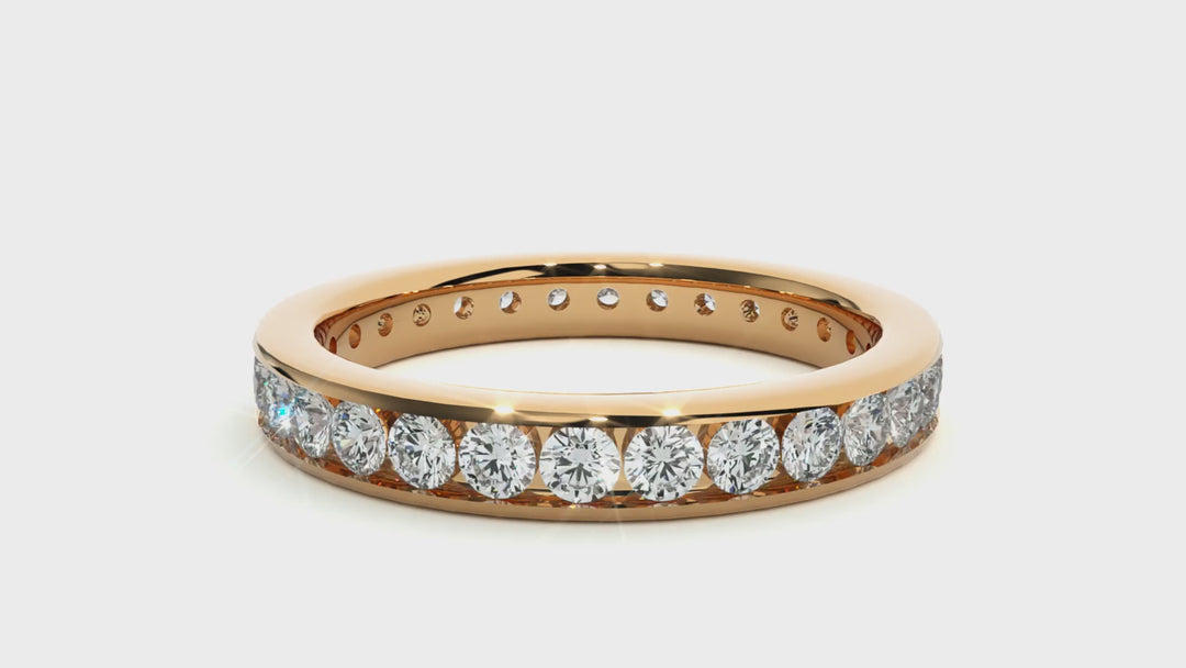 Aura Eternity Band (1.04 ct. tw.) - 14K Yellow Gold