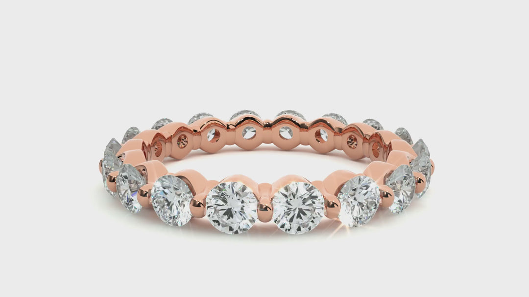 Aria Eternity Band (2.01 ct. tw.) (2.01 ct. tw.) - 14K Rose Gold