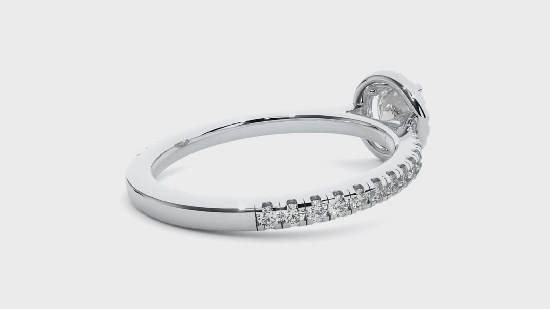 Eternal Halo Engagement Ring