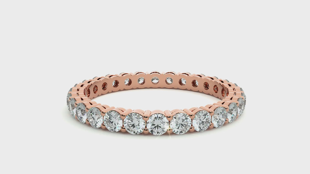 Luna Eternity Band (1.12 ct. tw.) - 14K Rose Gold
