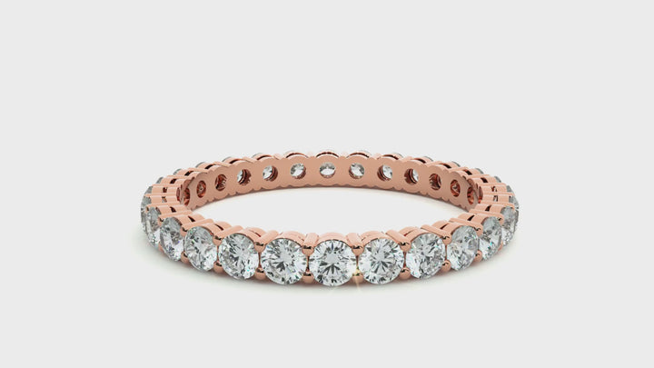 Luna Eternity Band (1.12 ct. tw.) - 14K Rose Gold