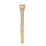 Radiant Elegance Engagement Ring - Ice Dazzle - Ice Dazzle - Engagement Rings