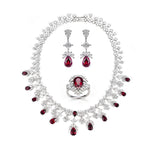 Ravishing Ruby Jewelry Set - Ice Dazzle - Ice Dazzle - Jewelry Set