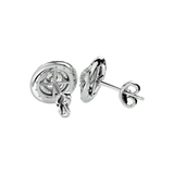 Rigel Round Stud Earrings - White Gold - Ice Dazzle - VVX™ Diamond - Solitaire Earrings