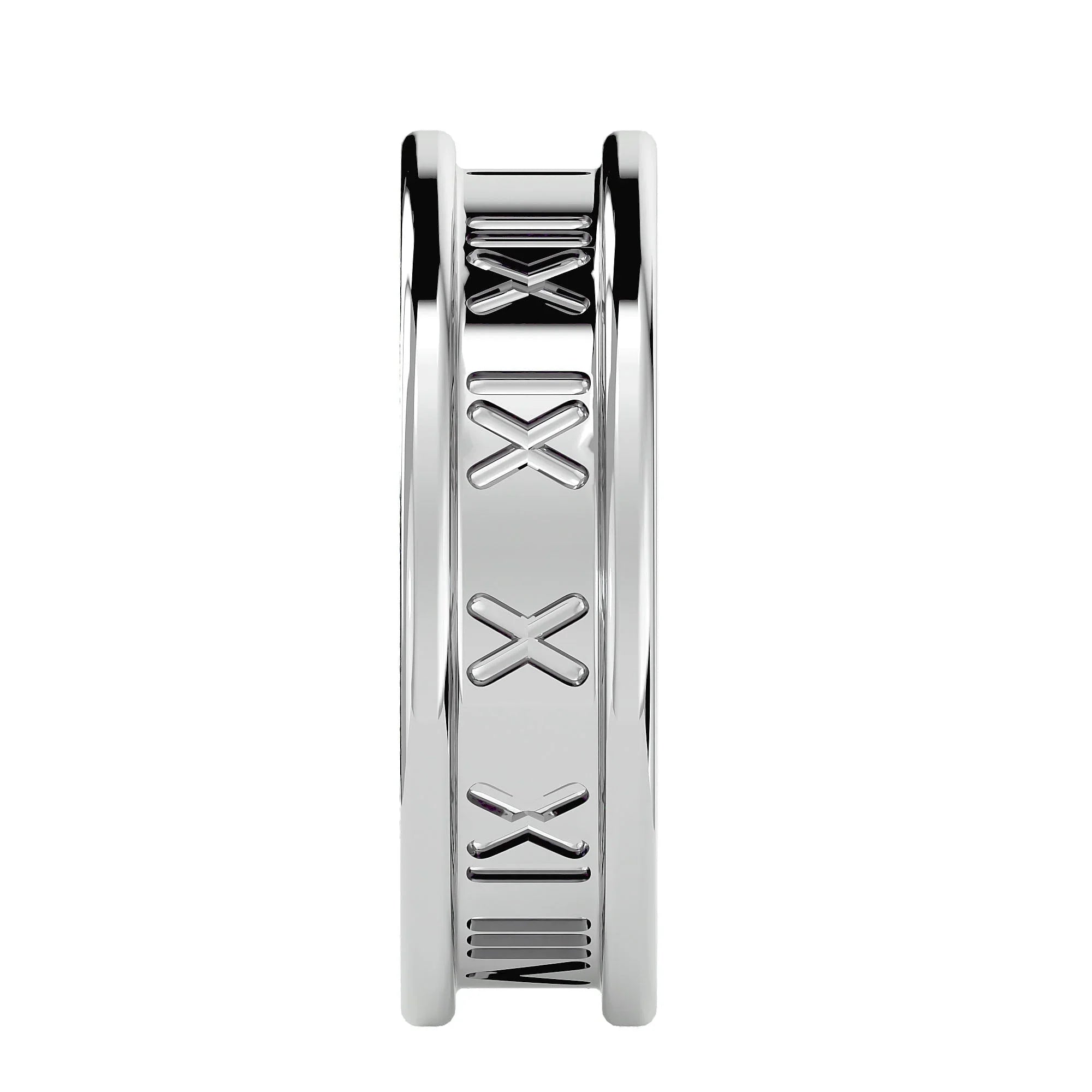 Roman Comfort - Fit Band - Ice Dazzle - Ice Dazzle - Wedding Ring