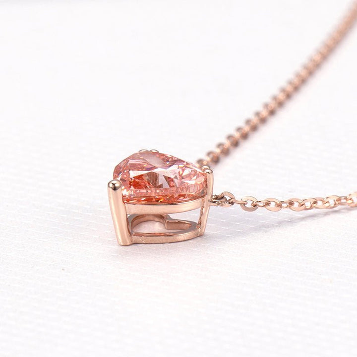 Rose Gold Lab Diamond Pendant - Ice Dazzle - VVX™ Lab Diamond - Fashion Pendant