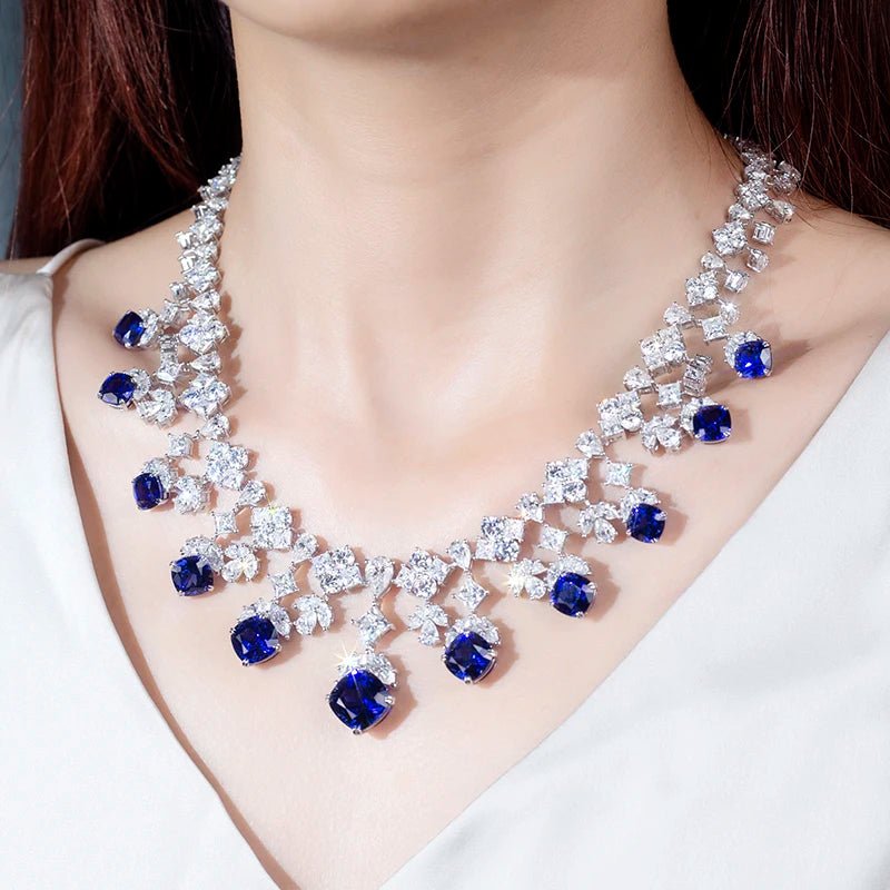 Sapphire Symphony Jewelry Set - Ice Dazzle - Ice Dazzle - Jewelry Set