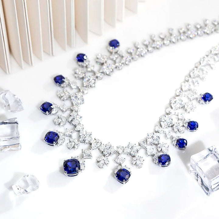 Sapphire Symphony Jewelry Set - Ice Dazzle - Ice Dazzle - Jewelry Set