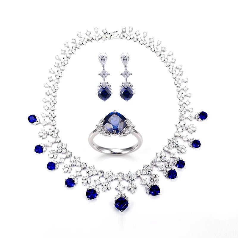 Sapphire Symphony Jewelry Set - Ice Dazzle - Ice Dazzle - Jewelry Set