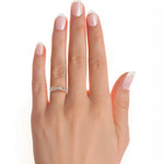 The Majesty - 18K Rose Gold - Ice Dazzle - VVX™ - Wedding Band