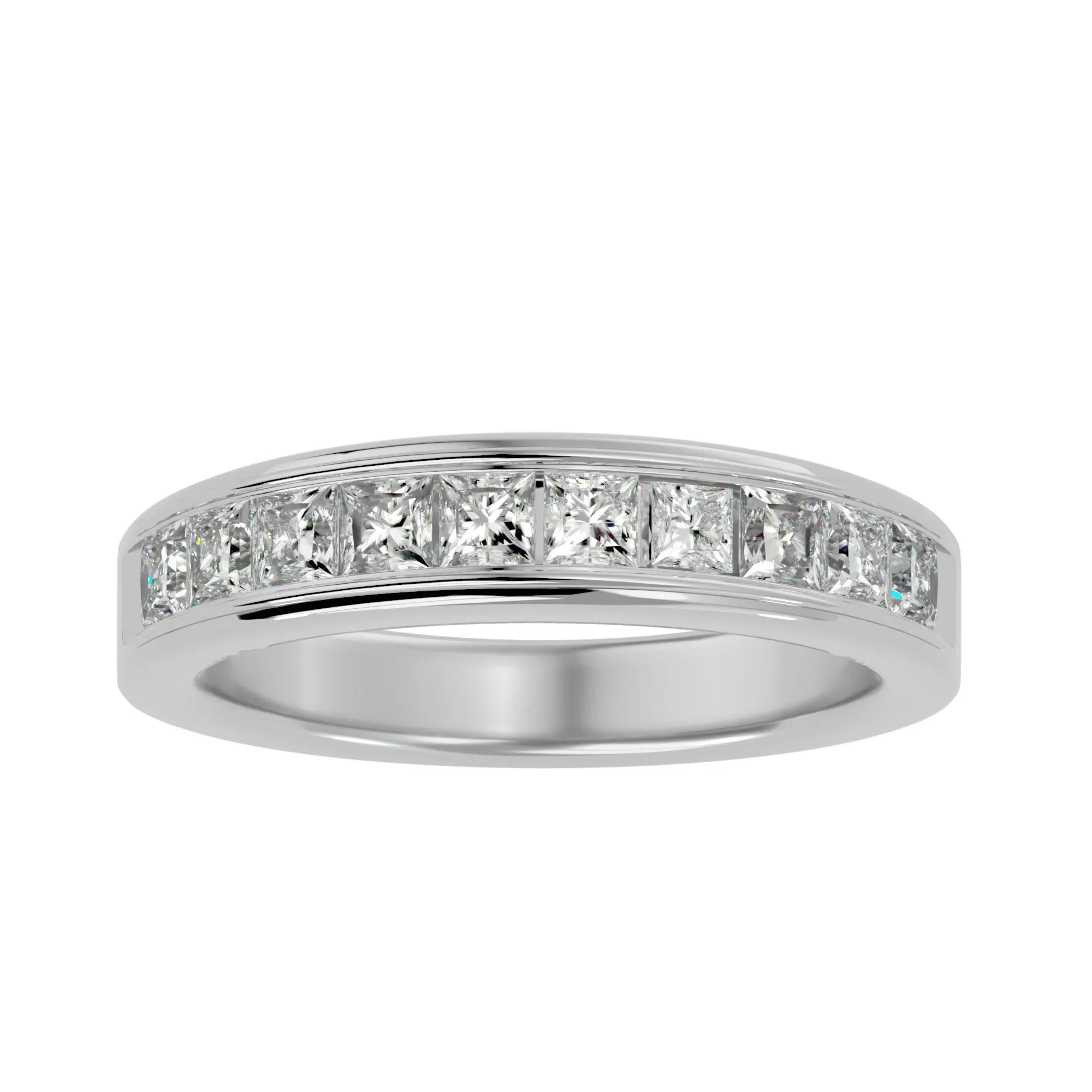 The Majesty - 18K White Gold - Ice Dazzle - VVX™ - Wedding Band