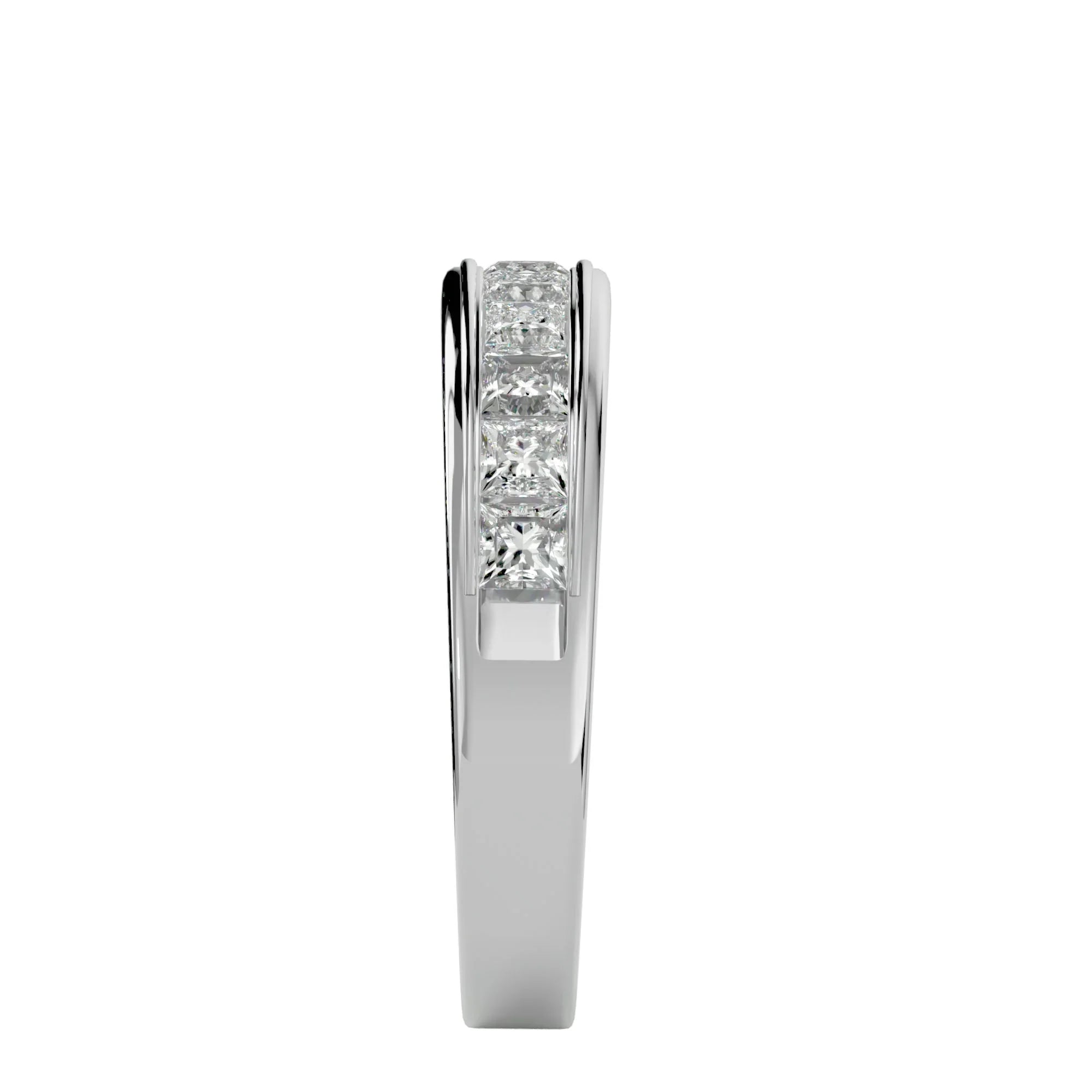 The Majesty - 18K White Gold - Ice Dazzle - VVX™ - Wedding Band