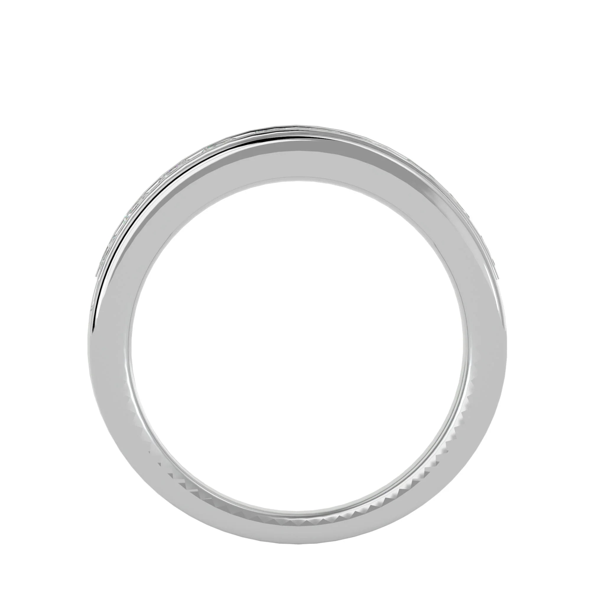 The Majesty - 18K White Gold - Ice Dazzle - VVX™ - Wedding Band