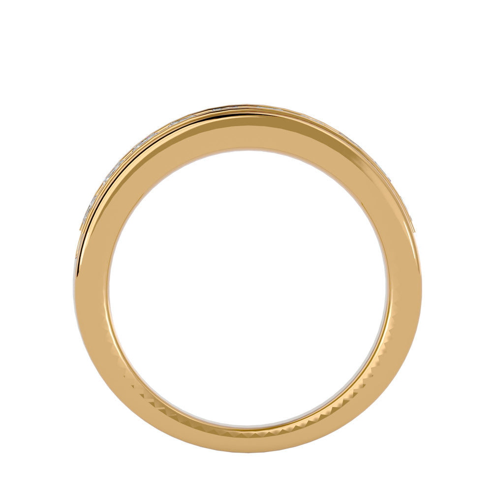 The Majesty - 18K Yellow Gold - Ice Dazzle - VVX™ - Wedding Band
