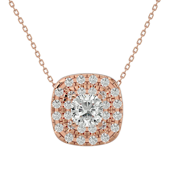 Timeless Halo - Ice Dazzle - Ice Dazzle - Solitaire Pendant