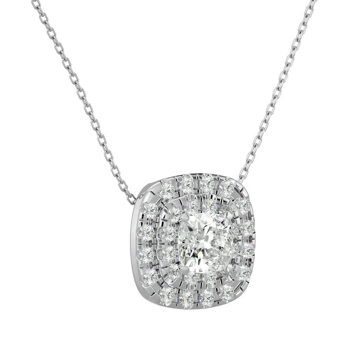 Timeless Halo - Ice Dazzle - Ice Dazzle - Solitaire Pendant