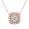 Timeless Halo - Ice Dazzle - Ice Dazzle - Solitaire Pendant