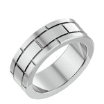 Titan Forge Comfort - Fit Band - Ice Dazzle - Ice Dazzle - Wedding