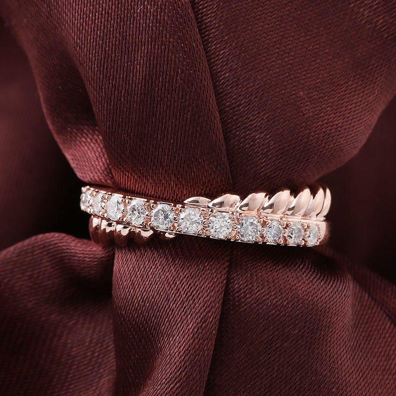 Unity - Row Wedding Band - Ice Dazzle - VVX™ Lab Diamond - Wedding Ring