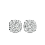 Ursa Round Stud Earrings - White Gold - Ice Dazzle - VVX™ Diamond - Solitaire Earrings