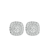 Ursa Round Stud Earrings - White Gold - Ice Dazzle - VVX™ Diamond - Solitaire Earrings