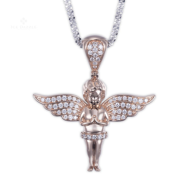 VVX™ Diamond Baby Jesus Pendant - Rose Gold - Ice Dazzle - VVX™ Lab Diamond - Pendant