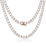 VVX™ Diamond - 4 Prong Tennis Necklace - Ice Dazzle