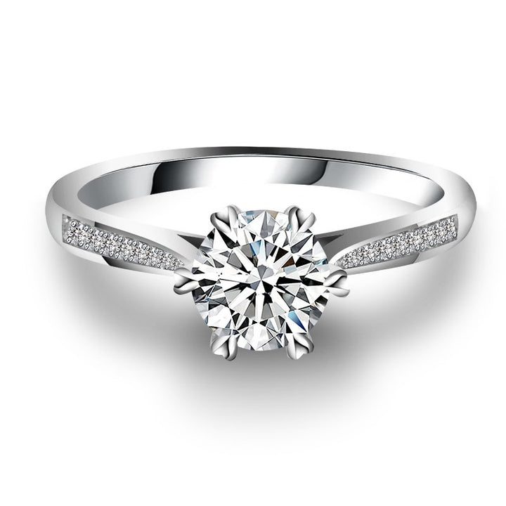 Lab Grown Diamond Engagement Ring in 14K White Gold (1.5 Ct. Tw.) - Ice Dazzle - VVX™ Lab Diamond - Engagement Rings