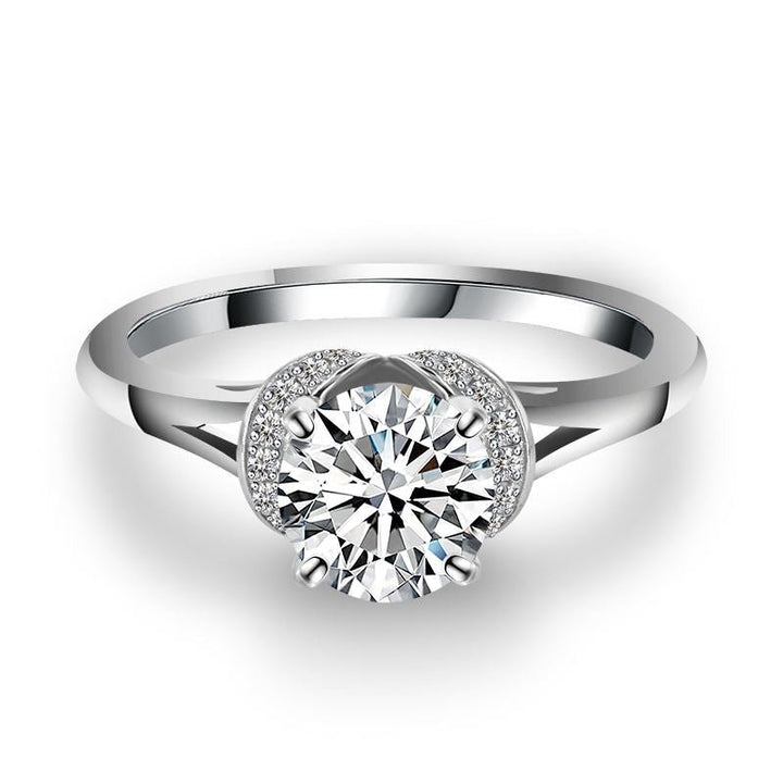 Lab Grown Diamond Engagement Ring in 14K White Gold (1.5 Ct. Tw.) - Ice Dazzle - VVX™ Lab Diamond - Engagement Rings