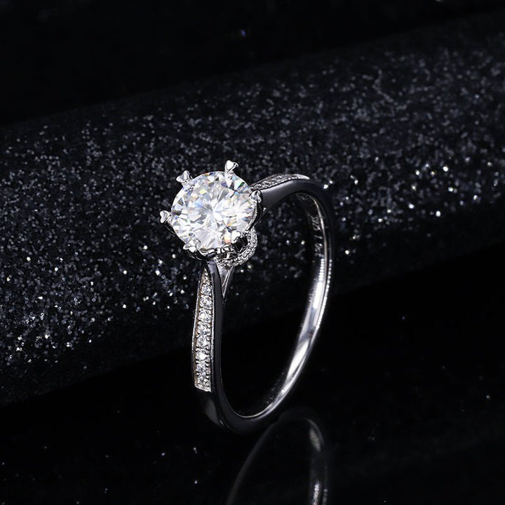 Lab Grown Diamond Engagement Ring in 14K White Gold (1.5 Ct. Tw.) - Ice Dazzle - VVX™ Lab Diamond - Engagement Rings