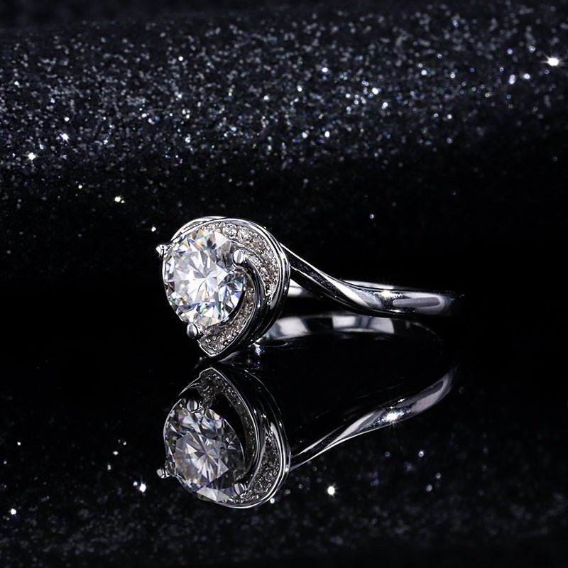 Lab Grown Diamond Engagement Ring in 14K White Gold (1.5 Ct. Tw.) - Ice Dazzle - VVX™ Lab Diamond - Engagement Rings