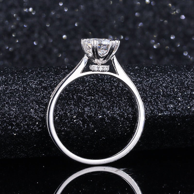 Lab Grown Diamond Engagement Ring in 14K White Gold (1.5 Ct. Tw.) - Ice Dazzle - VVX™ Lab Diamond - Engagement Rings