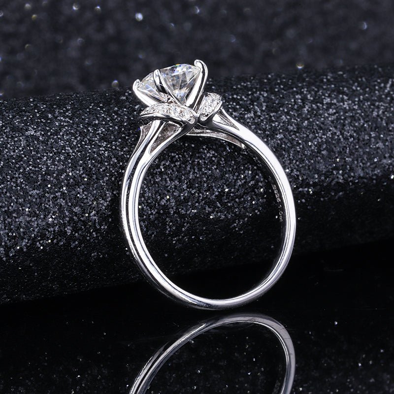 Lab Grown Diamond Engagement Ring in 14K White Gold (1.5 Ct. Tw.) - Ice Dazzle - VVX™ Lab Diamond - Engagement Rings