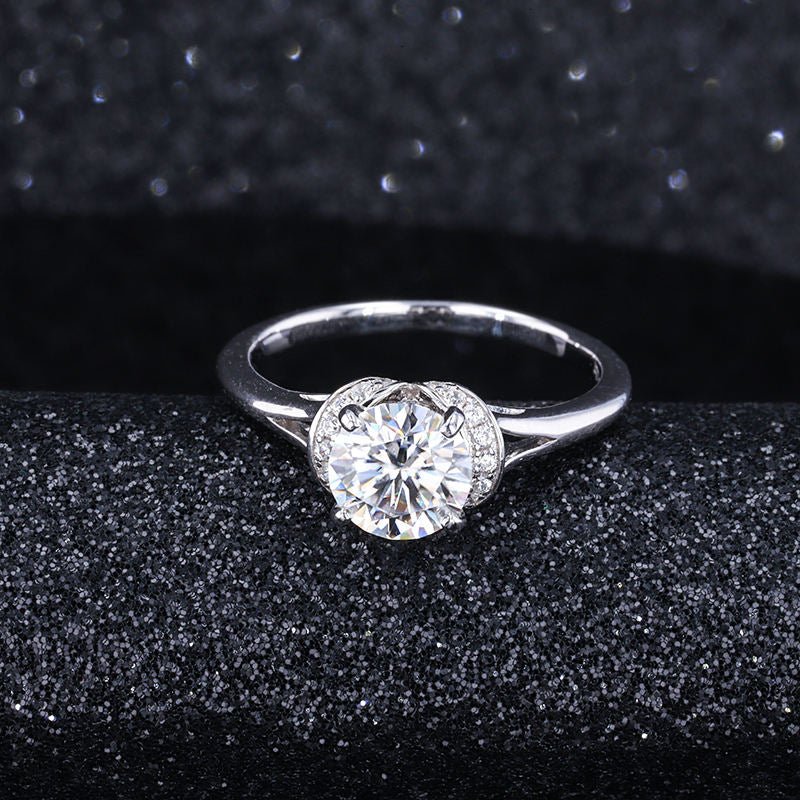 Lab Grown Diamond Engagement Ring in 14K White Gold (1.5 Ct. Tw.) - Ice Dazzle - VVX™ Lab Diamond - Engagement Rings