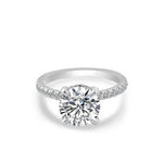 Lab Grown Diamond Engagement Ring in 14K White Gold (1 7/8 Ct. Tw.) - Ice Dazzle - VVX™ Lab Diamond - Engagement Rings