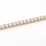Lab Grown Diamond Tennis Bracelet in Yellow Gold - 5mm - Ice Dazzle - VVX™ Lab Diamond - Tennis Bracelet