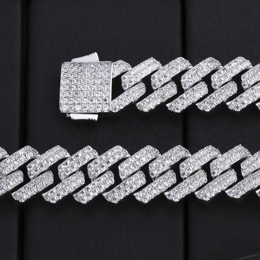 VVX™ Miami Brilliance - 12mm Iced Cuban Link Bracelet - Ice Dazzle - VVX™ Lab Diamond - Cuban Bracelet